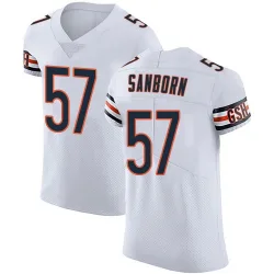 Elite Jack Sanborn Men's Chicago Bears White Vapor Untouchable Jersey - Nike