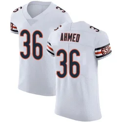 Elite Salvon Ahmed Men's Chicago Bears White Vapor Untouchable Jersey - Nike