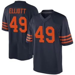 Game Keyshaun Elliott Men's Chicago Bears Navy Blue Alternate Jersey - Nike