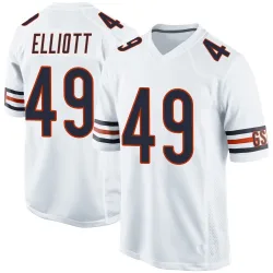 Game Keyshaun Elliott Youth Chicago Bears White Jersey - Nike