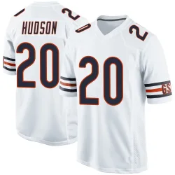 Game Kyron Hudson Men's Chicago Bears White Jersey - Nike