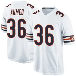 Game Salvon Ahmed Youth Chicago Bears White Jersey - Nike