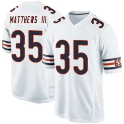 Game Wayne Matthews III Men's Chicago Bears White Jersey - Nike