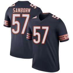 Legend Jack Sanborn Youth Chicago Bears Navy Color Rush Jersey - Nike